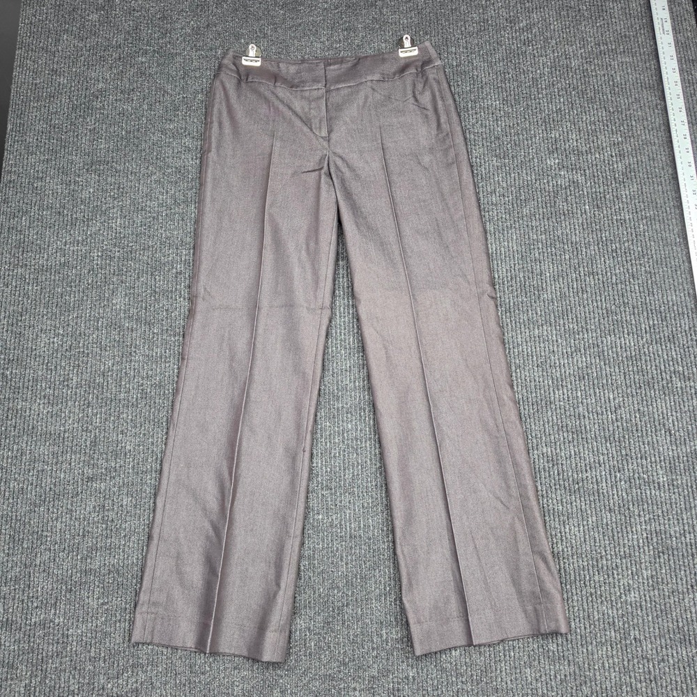 Nine West Suit Brown Straight Leg Dress Pants Petite Size 4P Professional Work